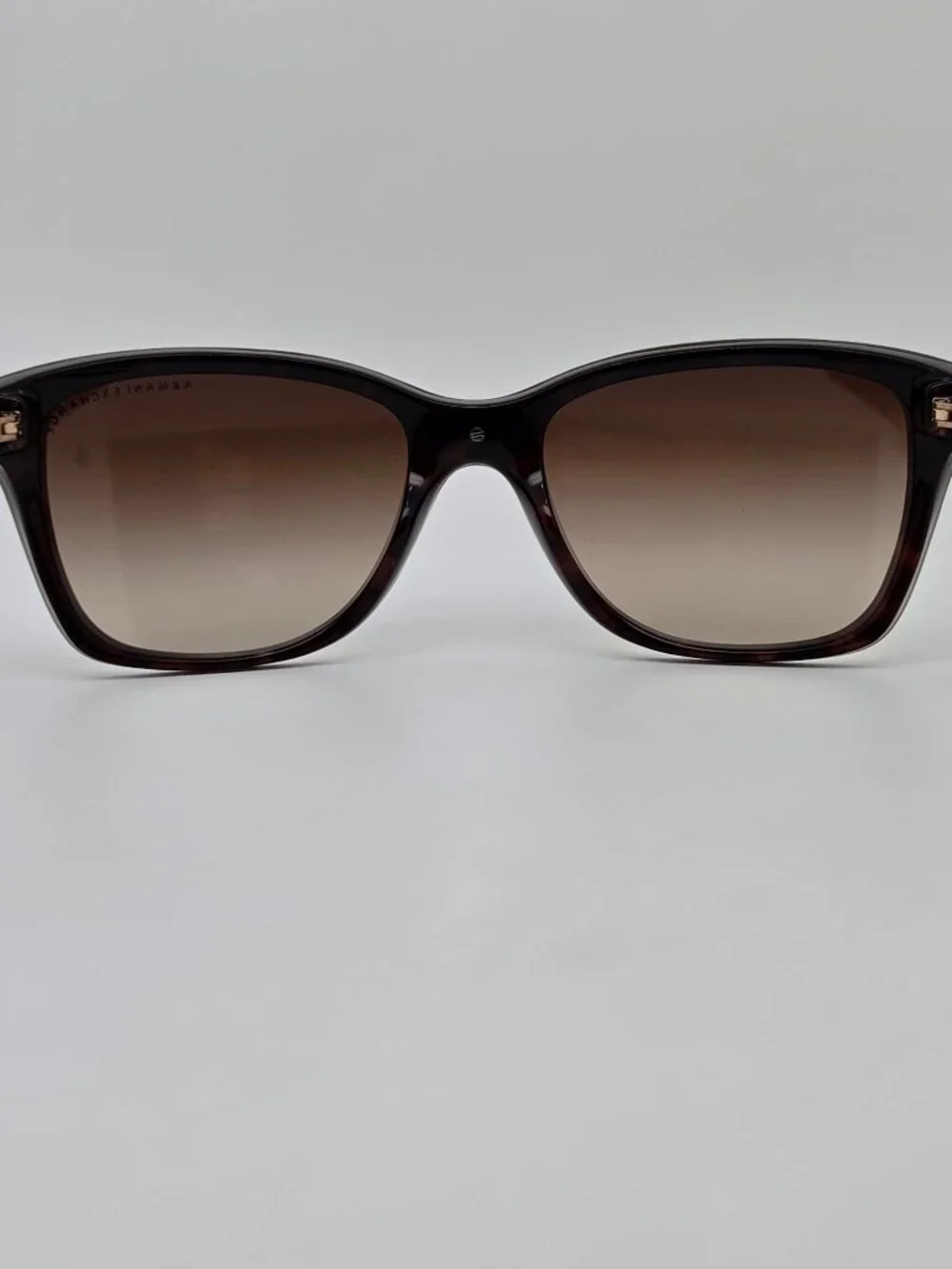 Armani Exchange AX4027S Tortoise Frame Brown Gradient Lens Shield Sunglasses